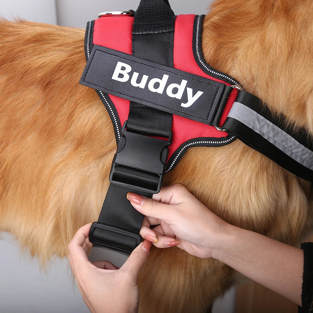 Personalized No-Pull Dog Harness – Reflective & Secure