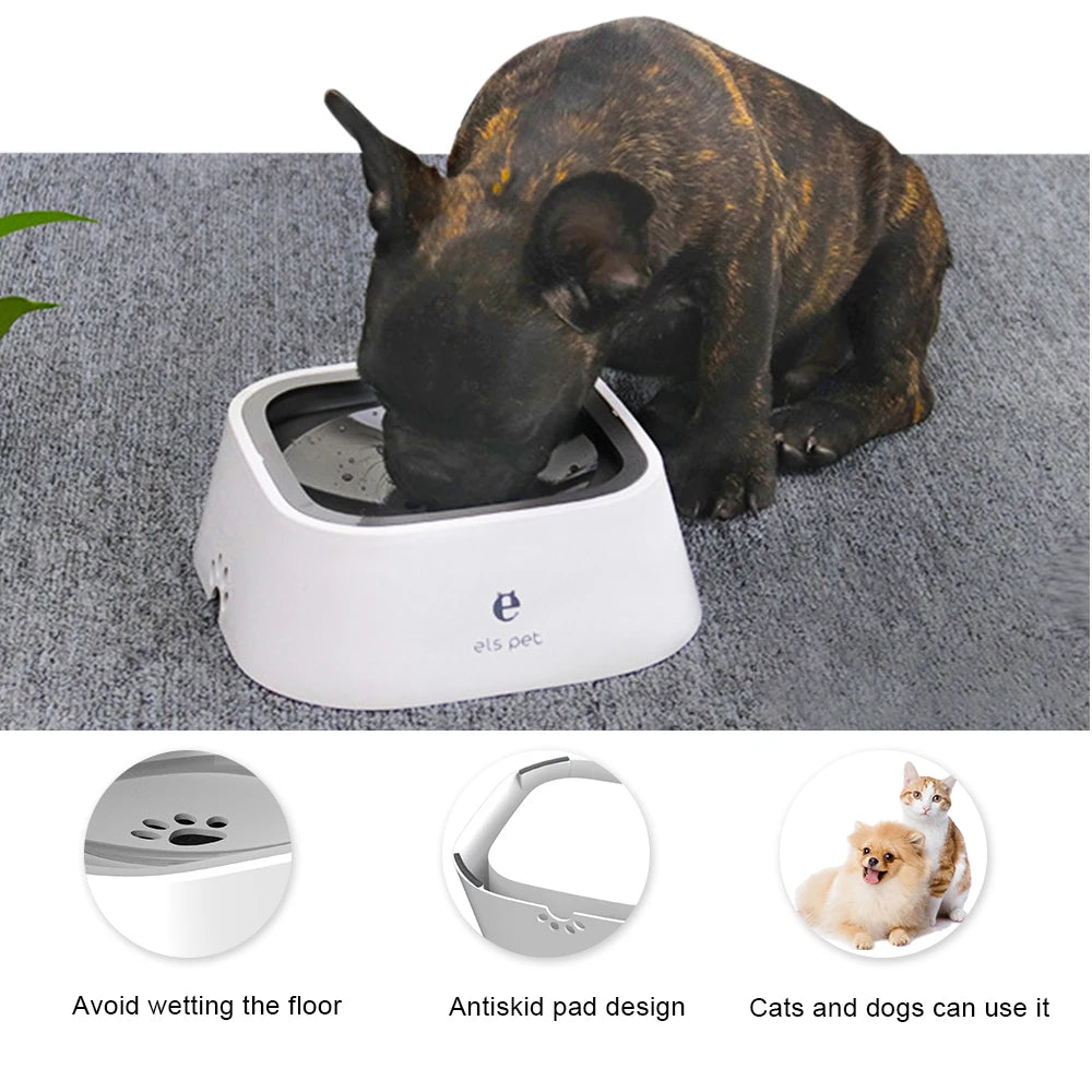 1.5L Non-Spill Pet Water Bowl – Mess-Free Hydration